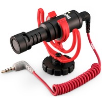 Rode Microphones VideoMicro Noir Microphone de caméscope Noir, Microphone de caméscope, -33 dB, 100 - 20000 Hz, Avec fil, 3,5 mm (1/8"), Noir