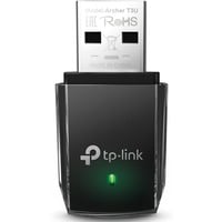 TP-Link Adaptateur USB sans fil MU-MIMO Archer T3U AC1300 mini, Adaptateur WLAN Noir, Avec fil, USB, WLAN, Wi-Fi 5 (802.11ac), 867 Mbit/s, Noir