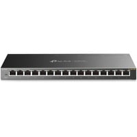 TP-Link TL-SG116E Commutateur Gigabit non géré 16 ports Pro, Switch Noir, Non-géré, L2, Gigabit Ethernet (10/100/1000), Full duplex