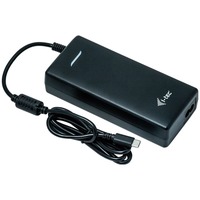 i-tec Universal Charger USB-C PD 3.0 + 1x USB 3.0, 112 W, Bloc d'alimentation Noir, 112 W, Intérieure, Secteur, 20 V, Noir