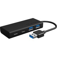 ICY BOX IB-HUB1426-U3, Hub USB Noir