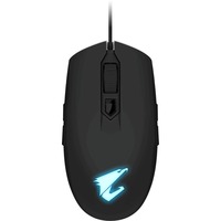 GIGABYTE AORUS M2, Souris gaming Noir (Mat), 6200 dpi, LED RGB