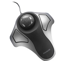 Kensington Trackball optique Orbit Argent/Noir, Ambidextre, Trackball, USB Type-A, Argent