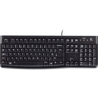 Logitech K120, clavier Layout US (QWERTY), Rubberdome