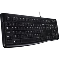 Logitech K120, clavier Noir, Layout BE, Rubberdome