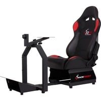 RaceRoom Game Seat RR 3033, Simulateur de course Noir/Rouge