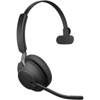 Jabra Evolve2 65, UC Mono casque on-ear Noir, Communication unifiée, Bluetooth