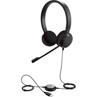 Jabra Evolve 20 MS Duo USB casque on-ear Noir