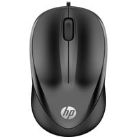 HP Souris filaire 1000 Noir, Ambidextre, USB Type-A, 1200 DPI, Noir
