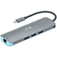 i-tec Station d'accueil USB-C Metal Nano Gris