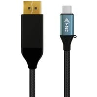 i-tec USB-C > DisplayPort, Câble Noir, 1,5 mètre, 4K 60 Hz