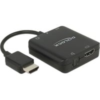 DeLOCK 62784 convertisseur audio Noir, Adaptateur Noir, Micro-USB B, 16 / 20 / 24 bit, 32 / 44.1 / 48 / 88.2 / 96 kHz