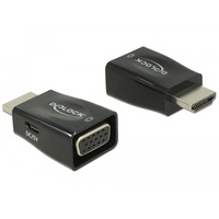 DeLOCK Adaptateur HDMI-A mâle > VGA femelle Noir
