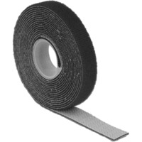 DeLOCK Attaches auto-agrippantes, 1m, Serre-câble Noir, L 1 m x L 13 mm