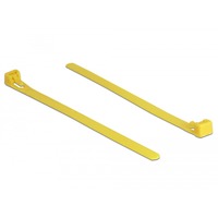 DeLOCK Colliers de serrage réutilisables résistants à la chaleur, Serre-câble Jaune, 150 x 7,5 mm, 100 pièces