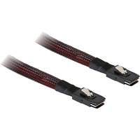 DeLOCK Mini SAS 36 broches mâle (SFF 8087), Câble Noir, 0,5 mètre