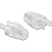 DeLOCK Protection contre les torsions pour la prise RJ45 Crimp+Cut+Curve, Protection de brisure Transparent, 20 pièces