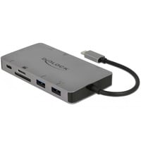 DeLOCK Station d'accueil USB Type-C 4K Argent