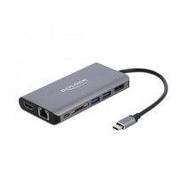 DeLOCK Station d'accueil USB Type-C 4K Gris