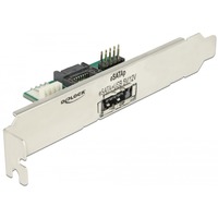 DeLOCK Support d'emplacement 1 x eSATApd 5 V / 12 V, Connecteur d'extension