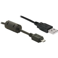 DeLOCK USB-A 3.0 > USB-A 3.0, Câble Noir, 1 mètre