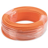 Digitus Câble d'installation professionnel Cat.7 S/FTP simplex Orange, 100 mètres