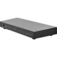 Digitus Répartiteur vidéo HDMI 1x8, Repartiteur HDMI Noir