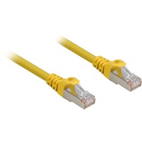 Sharkoon Câble réseau RJ-45 S/FTP Cat.6a Jaune, 3 mètres, sans halogène