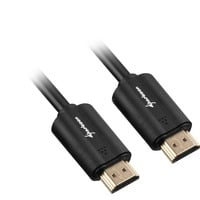 Sharkoon HDMI 2.0, Câble Noir, 2 mètres, 4K