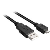 Sharkoon USB-A 2.0 > Micro USB-B, Câble Noir