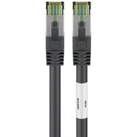 goobay Câble de raccordement Cat.8.1 S/FTP Noir, 0,5 mètre
