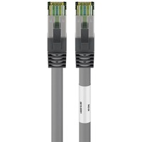 goobay Câble de raccordement Cat.8.1 S/FTP Gris, 0,5 mètre