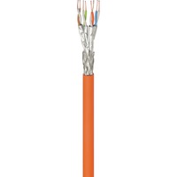 goobay Câble de raccordement RJ-45 S/FTP avec Cat.7a Orange, 250 mètres