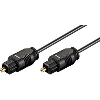 goobay Câble optique Toslink Noir, 1 mètre