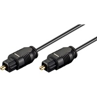 goobay Câble optique Toslink Noir, 1,5 mètre
