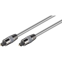 goobay Câble optique Toslink Argent, 10 mètres