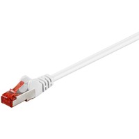 goobay Câble réseau Cat.6 S/FTP (PiMF) Blanc, 3 mètres