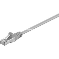 goobay Câble réseau RJ-45 F/UTP Cat.5e Gris, 15 mètres