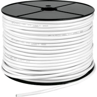 goobay Câble réseau RJ-45 SF/UTP Cat.5e Gris, 100 mètres, Enrouleur de câble, Flexible