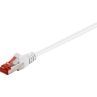 goobay Câble réseau RJ-45 S/STP Cat.6 Blanc, 15 mètres