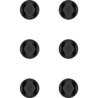 goobay Gestion des câbles 2 emplacements (mini), Guide-câble Noir, 6 pièces