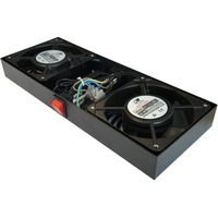 DSI Ensemble de ventilateurs avec 2 armoires murales - DS-FT-Wall refroidisseur Noir, 346 x 130 x 42 mm