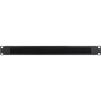 Inter-Tech 88887151 accessoire de racks, Guide-câble Noir, Noir, Acier, 1U, 19", 482 mm, 8 mm