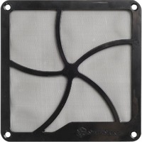 SilverStone FF122 Autres, Filtre à poussière Autres, Synthétique ABS, Noir, Argent, 120 mm, 120 mm, 120 mm