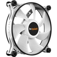 be quiet! Shadow Wings 2 120 mm PWM Blanc, Ventilateur de boîtier Blanc/Noir, Connecteur PWM à 4 broches pour le ventilateur