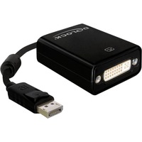 DeLOCK DisplayPort > DVI-I, Adaptateur Noir, 0,12 mètresf, Passi