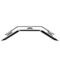 Ergotron HX Triple Monitor Bow Kit, Support de moniteur Blanc, Blanc, 4,6 kg, Mur, 75 x 75,100 x 100 mm, 61 cm (24"), -75 - 75°