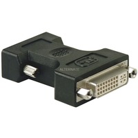 goobay Adaptateur VGA > DVI-I Noir, DVI-I, 15 VGA HD M