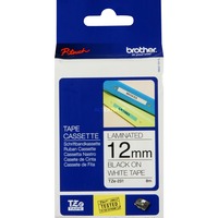 Brother Bande TZe-231, Ruban 12 mm, noir sur blanc, Vente au détail