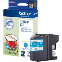 Brother Cartouche d'encre cyan LC-22UC originale Cyan